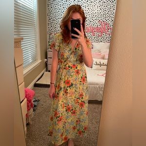 sienna sky midi dress